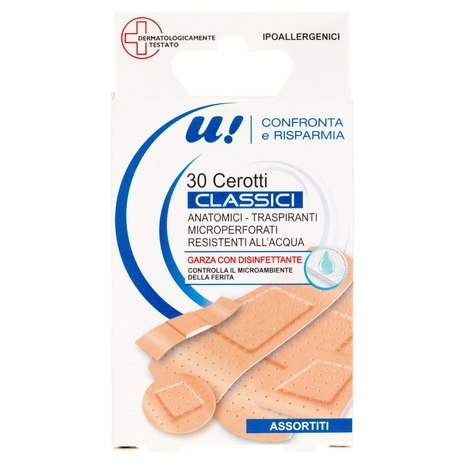 30 Cerotti Classici Assortiti U! Confronta e Risparmia